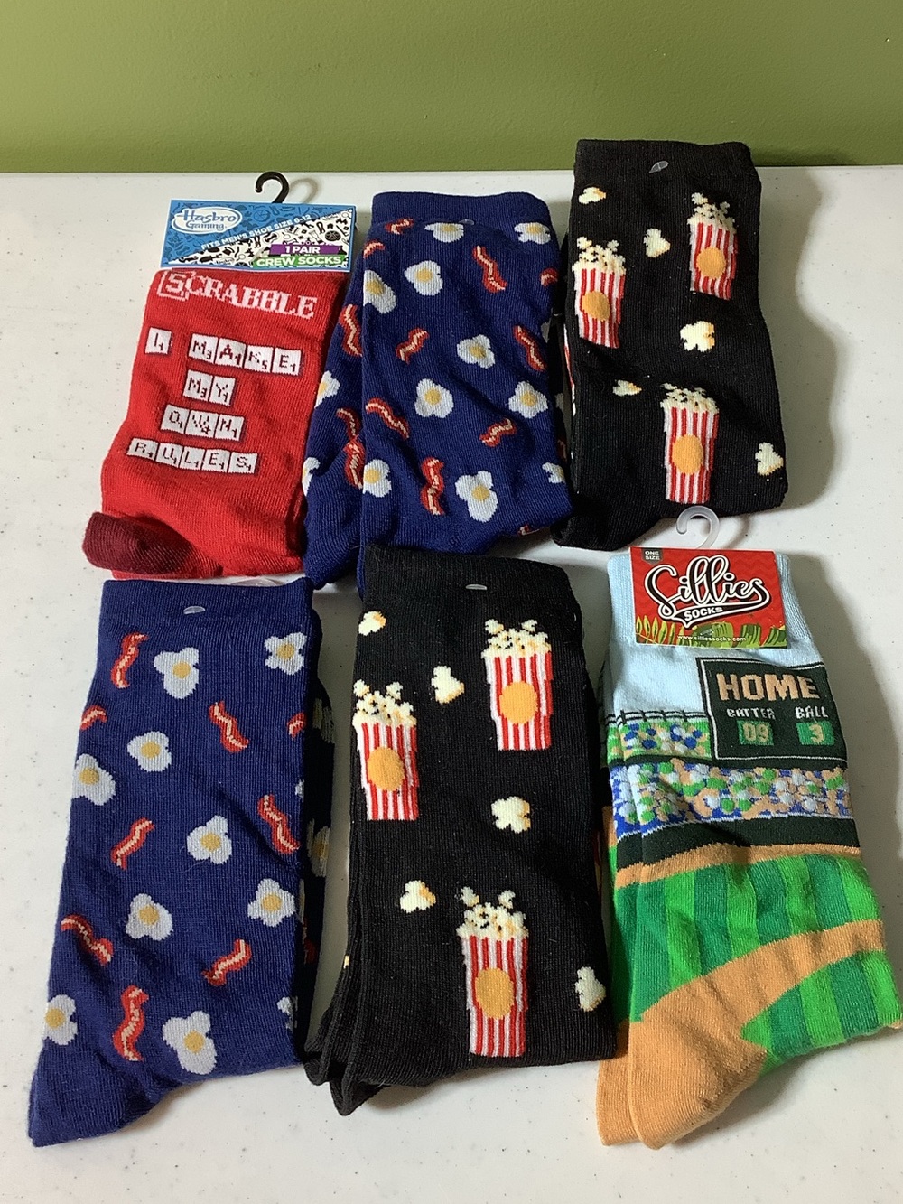 6 pack novelty socks